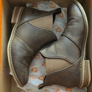 Rocket Dog Orange and Brown Ankle Boots
